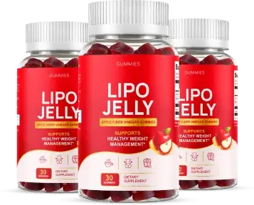 LipoJelly Apple Cider Vinegar gummies bottle