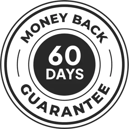 LipoJelly 60-day money-back guarantee seal